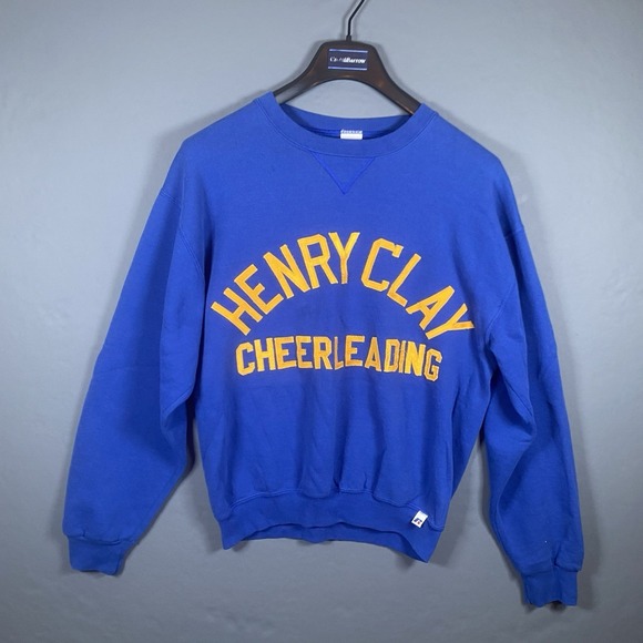 Vintage Other - Vintage Russell Athletic Henry Clay Cheerleading Sweatshirt Blue Medium Anne